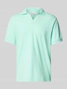 Regular fit poloshirt met V-hals, model 'CHARLES'