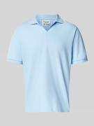 Regular fit poloshirt met V-hals, model 'CHARLES'