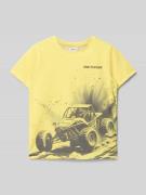 Regular fit T-shirt met motiefprint