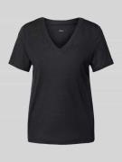 Regular fit T-shirt van puur linnen