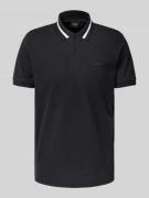 Regular fit poloshirt met labelprint, model 'Paddy'