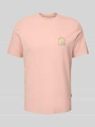 T-shirt met motief- en statementstitching, model 'JOBBE'