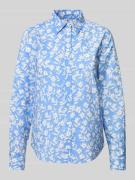 Regular fit overhemdblouse met manchetten