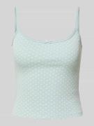 Top met bandjes en strikdetail