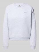 Relaxed fit sweatshirt met ronde hals