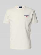 T-shirt met labelstitching
