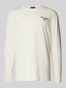 Shirt met lange mouwen en labelstitching