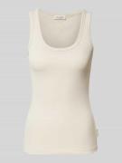 Slim fit tanktop van katoenmix