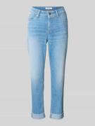 Slim fit jeans met kortere pijpen, model 'PIPER'