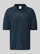 Poloshirt met V-hals