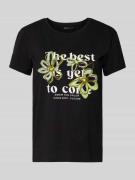 Regular fit T-shirt van puur katoen