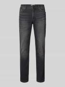 Jeans met labelpatch