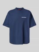 Oversized T-shirt met labelprint