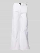 Wide fit jeans van katoenmix, model 'SELMA'