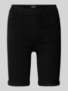 Korte regular fit jeans met vaste omslag, model 'RAIN'