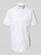 Regular fit zakelijk overhemd met kentkraag