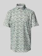 Slim fit zakelijk overhemd met knoopsluiting