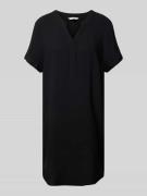 Oversized mini-jurk van pure viscose