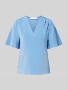 T-shirt met V-hals, model 'TENNY'