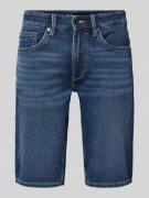 Regular fit korte jeans van katoenmix