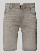 Korte regular fit jeans in 5-pocketmodel