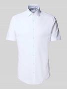 Slim fit zakelijk overhemd met knoopsluiting