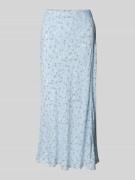 Uitlopende midirok met all-over motief, model 'NYA'