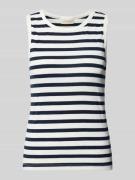 Tanktop in riblook, model 'Effy'