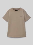 T-shirt met statementprint aan de achterkant, model 'CENTRAL'