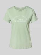 Regular fit T-shirt van puur katoen
