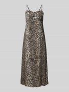 Soepele midi-jurk met all-over motief, model 'NOVA'