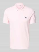 Regular fit poloshirt met labelbadge