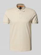 Slim fit poloshirt met labelbadge, model 'Passenger'