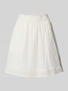 Knielange rok met elastische band, model 'TUTTY'