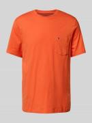 Regular fit T-shirt van puur katoen