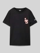 T-shirt met labelprint