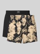 Boxershort met labeldetail in een set van 2 stuks