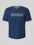 T-shirt met labeldetail