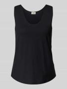 Top met bandjes en ronde hals, model 'SAIMI'