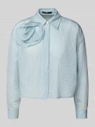 Boxy fit blouse met bloemenapplicatie