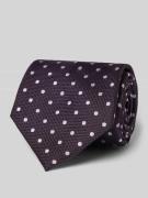 Zijden stropdas met structuurmotief