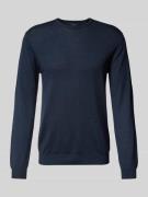 Gebreide pullover van scheerwol, model 'Margrate Merino'