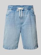 Relaxed fit korte jeans met elastische band