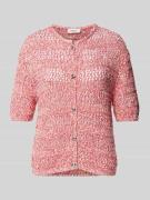 Regular fit cardigan in ajourtricot