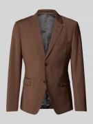 Slim fit 2-knoops colbert met klepzakken, model 'Jamie'