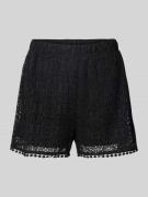 Regular fit korte broek met etskanteffect, model 'MAYA'