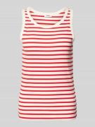 Slim fit tanktop van een mix van katoen en elastaan