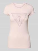 T-shirt met siersteentjes