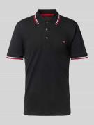 Poloshirt met labelstitching