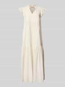 Midi-jurk in laagjeslook, model 'Waldy'